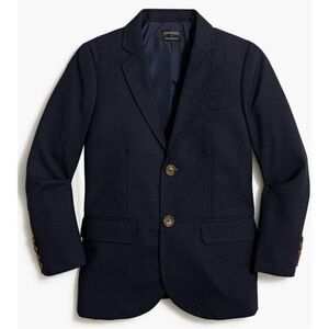 Crewcuts Boys Thompson Wool Blazer Navy Size 6-7